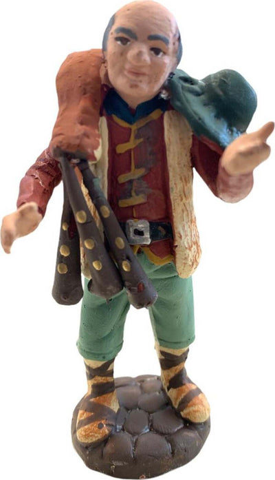 Zampognaro statuetta in terracotta artigianale per presepe napoletano da h 10 cm Casa e cucina/Decorazioni per interni/Addobbi e decorazioni per ricorrenze/Decorazioni natalizie/Presepi/Statuine e fondali per il presepe MagiediNatale.it - Altamura, Commerciovirtuoso.it
