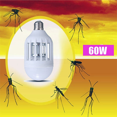 ZANZARA KILLER LAMPADINA LED E27 BULBO CON LUCE BLU ATTIRA E FULMINA ZANZARE  Trade Shop italia - Napoli, Commerciovirtuoso.it