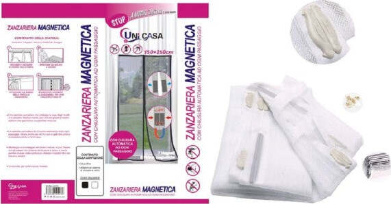 Zanzariera-Adesiva-Per-Finestre-150-X-250-Cm-Bianco-Tenda-Balcone-Terrazzo-12773