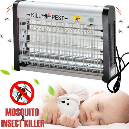 Zanzariera-Elettrica-Antizanzare-Basso-Consumo-Energetico-16w-2x-Lampade-Uv