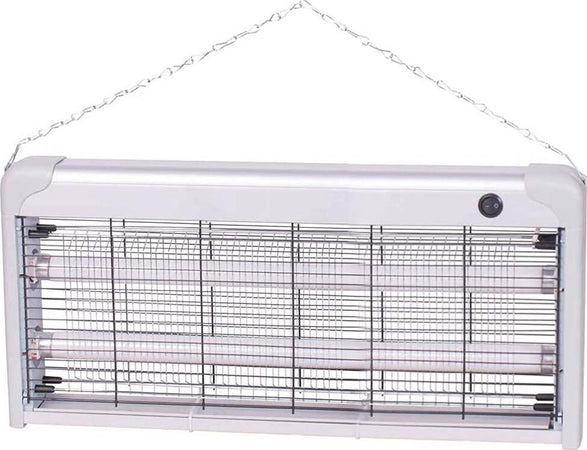 Zanzariera-Elettrica-Slim-Anti-Zanzare-Mosche-2-Lampade-UV-LED-30W-50x26x6cm
