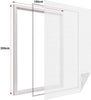 Zanzariera-Finestra-Bianca-Adesiva-Con-Nastro-In-Velcro-Misura-150X200cm-Ledlux