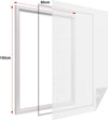 Zanzariera-Finestra-Bianca-Adesiva-Con-Nastro-In-Velcro-Misura-60X150cm-Ledlux