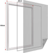 Zanzariera-Finestra-Nera-Adesiva-Con-Nastro-In-Velcro-Misura-60X150cm-Ledlux