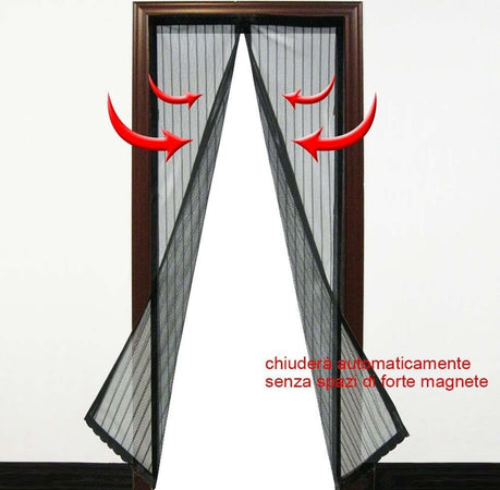 ZANZARIERA MAGNETICA PER PORTE 140 X 240 CM UNIVERSALE NERA TENDA ZANZARIERA Giardino e giardinaggio/Giardinaggio/Prodotti fitosanitari e pesticidi/Zanzariere elettriche Trade Shop italia - Napoli, Commerciovirtuoso.it
