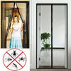 Zanzariera-Magnetica-Per-Porte-140-X-240-Cm-Universale-Nera-Tenda-Zanzariera