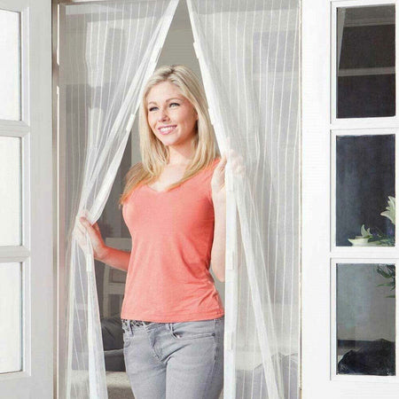 Zanzariera Magnetica Universale 140 X 240 Cm Bianca 18 Magneti Tenda Per Porta Fai da te/Prodotti per la costruzione/Materiali da costruzione/Porte/Porte esterne/Porte con zanzariera Trade Shop italia - Napoli, Commerciovirtuoso.it