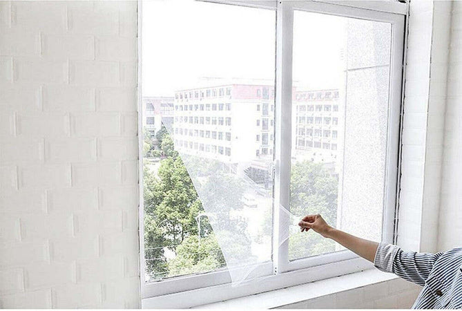 Zanzariera Per Finestra Tenda Adesiva Telo Anti Zanzare Insetti Bianca 150x150cm Fai da te/Prodotti per la costruzione/Materiali da costruzione/Porte/Porte esterne/Porte con zanzariera Trade Shop italia - Napoli, Commerciovirtuoso.it