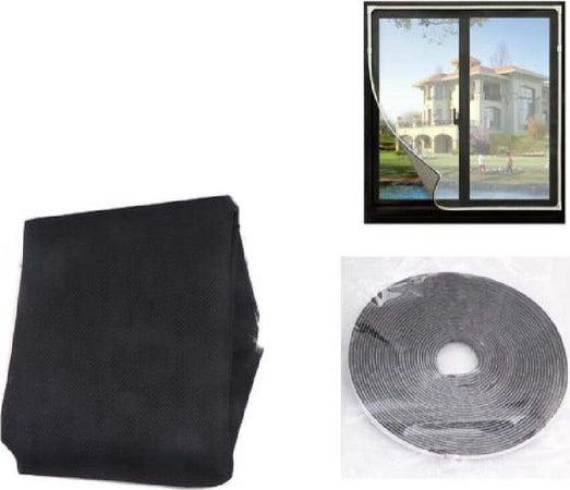 Zanzariera Universale Finestra Nera Adesiva Con Nastro In Velcro 150x220cm 12921 Fai da te/Prodotti per la costruzione/Materiali da costruzione/Porte/Porte esterne/Porte con zanzariera Trade Shop italia - Napoli, Commerciovirtuoso.it