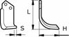 Zappa-sx-L-180,H-135,s-10,foro-14,5-Confezione-da-1pz