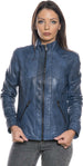Zara---Giacca-Donna-Blu-in-vera-pelle