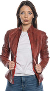 Zara---Giacca-Donna-Bordeaux-in-vera-pelle