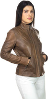 Zara---Giacca-Donna-Cuoio-in-vera-pelle