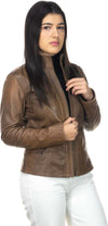 Zara---Giacca-Donna-Cuoio-in-vera-pelle