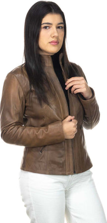 Zara---Giacca-Donna-Cuoio-in-vera-pelle