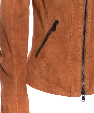 Zara---Giacca-Donna-Cuoio-in-vero-Camoscio