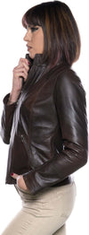 Zara---Giacca-Donna-Testa-di-Moro-in-vera-pelle
