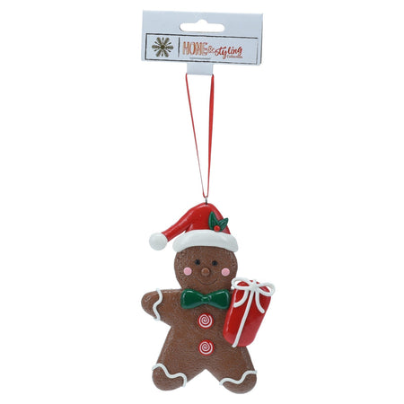 Pendente natalizio pan di zenzero per Albero di Natale per decorazioni natalizie
