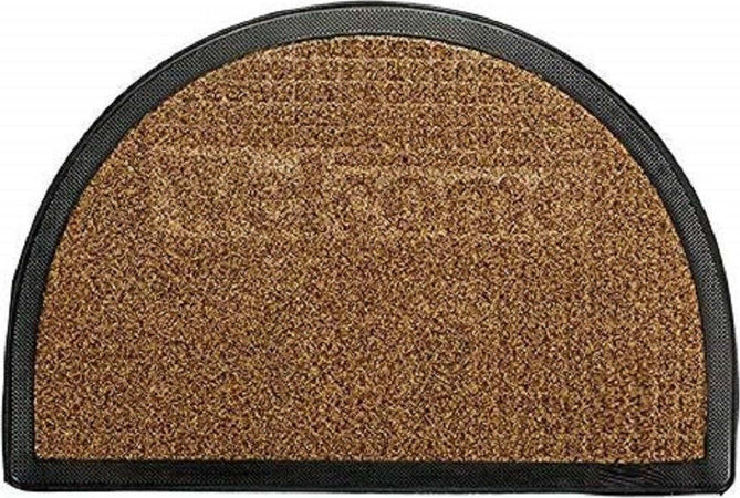 Zerbino Tappeto In Gomma Mezza Luna Scritta Welcome 60x40cm Antiscivolo Ingresso Casa, arredamento e bricolage > Arredamento > Tappeti Trade Shop italia - Napoli, Commerciovirtuoso.it