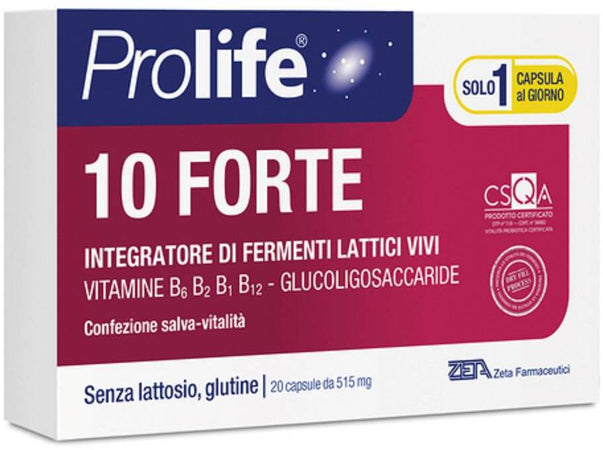 Zeta Farmaceutici Spa Prolife 10 Forte 20Cps