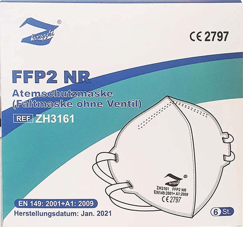 Zhongzhi-6-Mascherine-FFp2-elastico-dietro-alla-nuca-bianche-Zhiyun