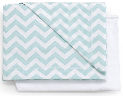 Set Lenzuola 3 pz Italbaby Zig Zag Menta