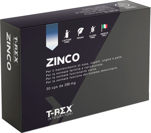 Zinco Gluconato Puro 30 Capsule Vegan T-rex Integratori | ad Alto Dosaggio e Assorbimento | Antiossidante, Sistema Immunitario e Fertilità, Vista, Acne, Unghie e Capelli - Senza Glutine e Lattosio Salute e cura della persona/Vitamine minerali e integratori/Singoli minerali/Zinco MyLab Nutrition - Roma, Commerciovirtuoso.it