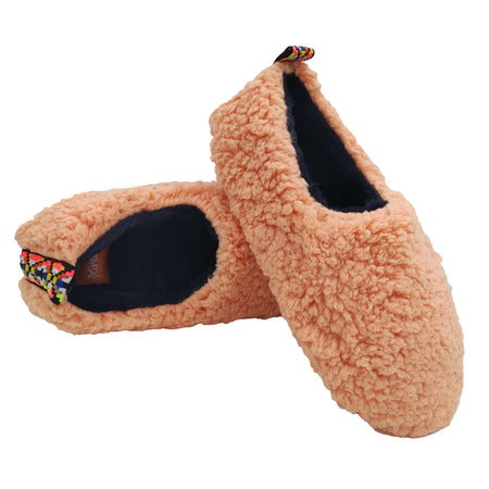 Le Pelosone Ciabatte Donna Invernali Da Casa Babbucce in Peluche Spettinato Pantofole Chiuse Suola per Parquet