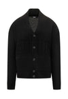 GCDS CARDIGAN LOGO BUTTONED CARDIGAN da uomo