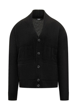 GCDS CARDIGAN LOGO BUTTONED CARDIGAN da uomo
