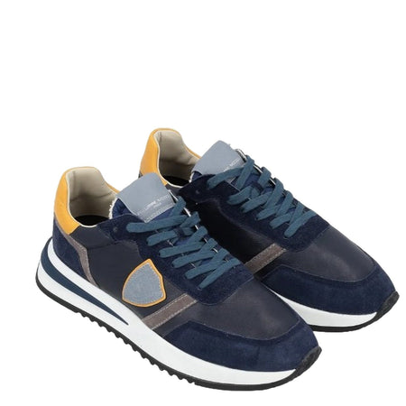 Philippe Model sneaker uomo philippe model - tropez 2.1 low man - blu da uomo