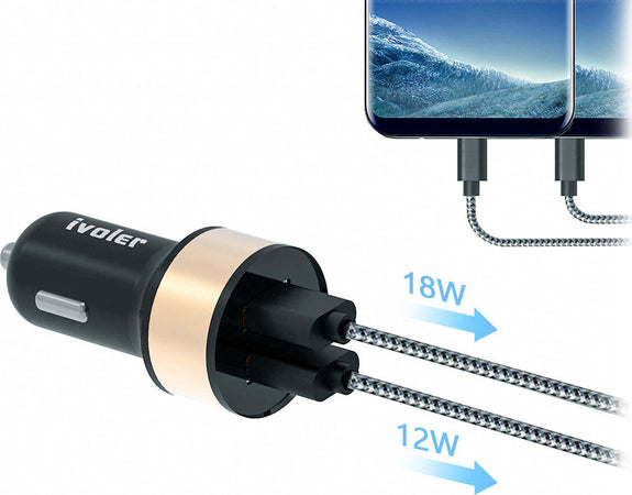 ZOREI-Caricabatteria-Alimentatore-Accendisigari-Da-Auto-12V-Camion-24V-Con-Doppia-Porta-USB-Ricarica-Veloce