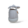Ballerine Bambina Bianco Tela VUL-LADI con Velcro e Fiocco Estraibile – Scarpe Scuola e Cerimonia Taglie 21-30
