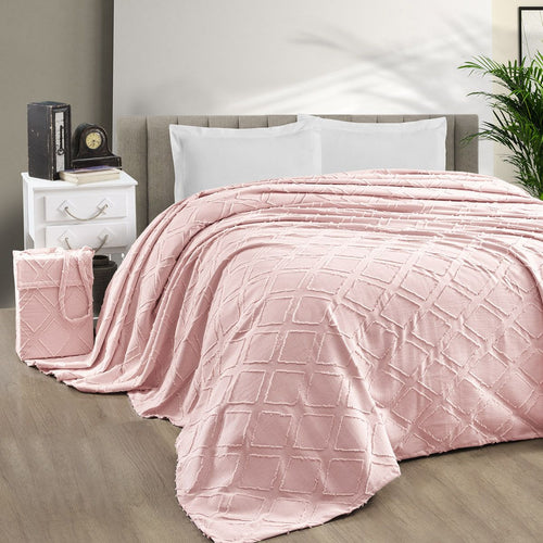 Copriletto Maestri Cotonieri Rombi Singolo Cotone - The King Luxury
