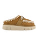 MOU stivali donna mou - bounce clog metal logo - cognac da donna