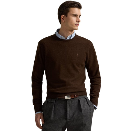 Ralph Lauren maglioni uomo ralph lauren - ls cn pp long sleeve pullover - marrone da uomo