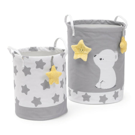 CHICCO I Miei Cestini Multi Attività - ATTIVITÀ SENSORIALI - Sonaglio all'interno della stella di velluto a righe - Squittio e fruscio all'interno delle due stelle - gioco morbido e delicato - per bambini e neonati - da 0 mesi