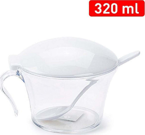 Zuccheriera In Plastica Contenitore Zucchero Con Cucchiaio 320ml Bianca 1129801 Casa, arredamento e bricolage > Cucina > Barattoli e Contenitori Trade Shop italia - Napoli, Commerciovirtuoso.it
