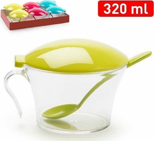 Zuccheriera Plastica Tappo Colorato Contenitore Zucchero Cucchiaio 320 Ml 11298 Casa, arredamento e bricolage > Cucina > Barattoli e Contenitori Trade Shop italia - Napoli, Commerciovirtuoso.it