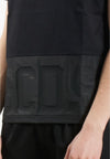 GCDS T-SHIRT BAND LOGO NYLON REGULAR T-SHIRT da uomo