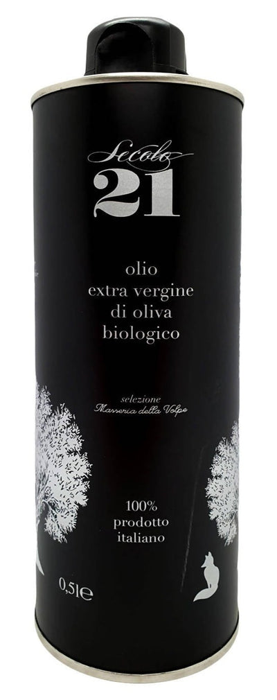 Olio Extra Vergine d'Oliva Biologico 0,5 Lt Evo Prodotto 100% Siciliano Made In Italy Alimentari e cura della casa/Oli aceti e condimenti per insalata/Oli/D'oliva Azienda Agricola Secolo21 - Noto, Commerciovirtuoso.it
