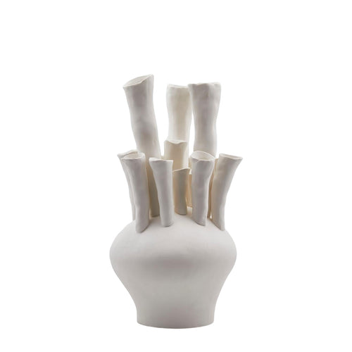 Vaso decorativo natalizio Tubes con tubi, bianco da 46 cm per interno Casa e cucina/Decorazioni per interni/Addobbi e decorazioni per ricorrenze/Decorazioni natalizie/Ghirlande e corone MagiediNatale.it - Altamura, Commerciovirtuoso.it