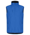 Gilet Softshell Royal Azzurro Clique Basic Smanicato Antivento Zip Intera Sport e tempo libero/Sport/Corsa/Abbigliamento/Uomo/Maglie e T-shirt/Gilet Dresswork - Como, Commerciovirtuoso.it