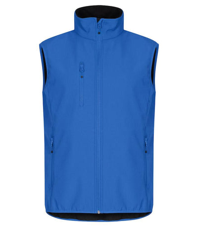 Gilet Softshell Royal Azzurro Clique Basic Smanicato Antivento Zip Intera Sport e tempo libero/Sport/Corsa/Abbigliamento/Uomo/Maglie e T-shirt/Gilet Dresswork - Como, Commerciovirtuoso.it