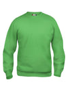 Felpa Clique Basic Verde Acido Girocollo Taglie Forti Moda/Uomo/Abbigliamento/Felpe/Felpe senza cappuccio Dresswork - Como, Commerciovirtuoso.it