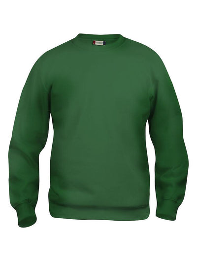 Felpa Clique Basic Verde Scuro Girocollo Taglie Forti Moda/Uomo/Abbigliamento/Felpe/Felpe senza cappuccio Dresswork - Como, Commerciovirtuoso.it