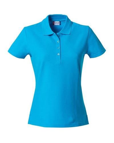 Basic Polo Turchese Azzurro Polo Manica Corta Donna Moda/Donna/Abbigliamento/Abbigliamento sportivo/Camicie e T-shirt sportive/Polo Dresswork - Como, Commerciovirtuoso.it