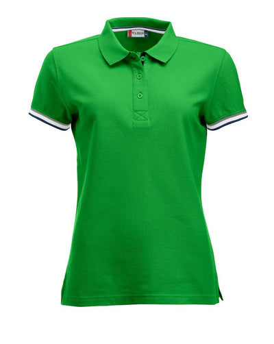 Polo Newton Verde Acido Polo Donna con Profili in Contrasto Moda/Donna/Abbigliamento/Abbigliamento sportivo/Camicie e T-shirt sportive/Polo Dresswork - Como, Commerciovirtuoso.it