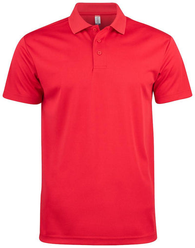 Polo Basic Active Rosso Polo Unisex Tessuto Tecnico Tennis Paddle Moda/Uomo/Abbigliamento/T-shirt polo e camicie/Polo Dresswork - Como, Commerciovirtuoso.it