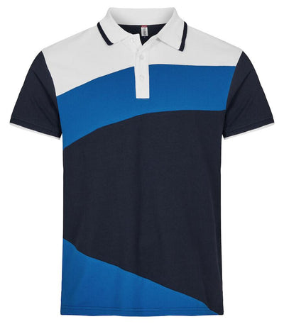 Polo Clique Conrad Blu Polo Tricolore con Fascioni Taglie Forti Moda/Uomo/Abbigliamento/Abbigliamento sportivo/Camicie e T-shirt sportive/Polo Dresswork - Como, Commerciovirtuoso.it